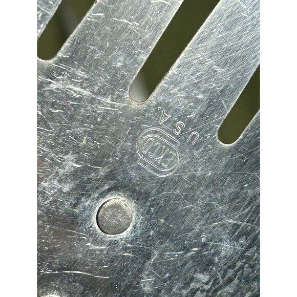 5 Vtg. EKCO BOY SCOUTS CHROME Camping Kitchen Utensils Spoon Ladle Fork Spatula - Picture 11 of 16